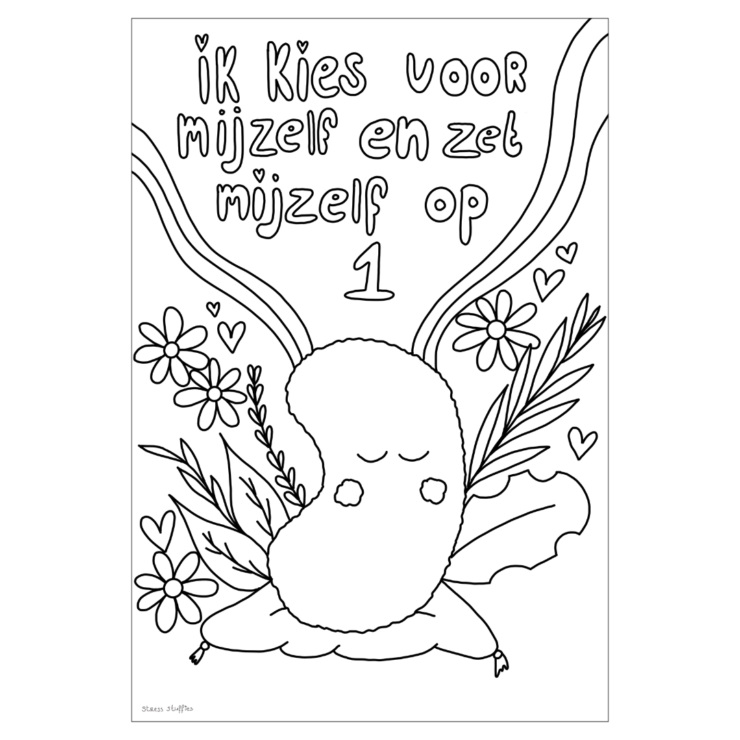 Stress Stuffies Ontspanning Kleurplaten