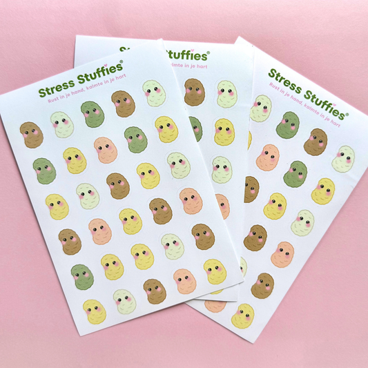 3 x Ontspanning Stickers voordeel bundel
