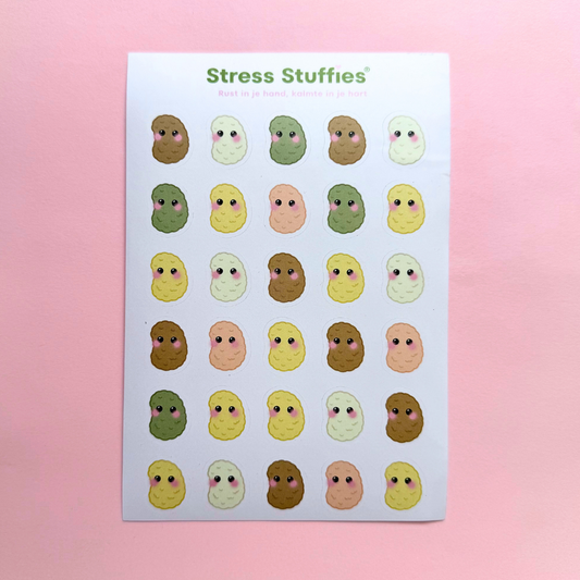 Stress Stuffies Ontspanning Stickers